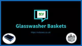 Glasswasher Baskets