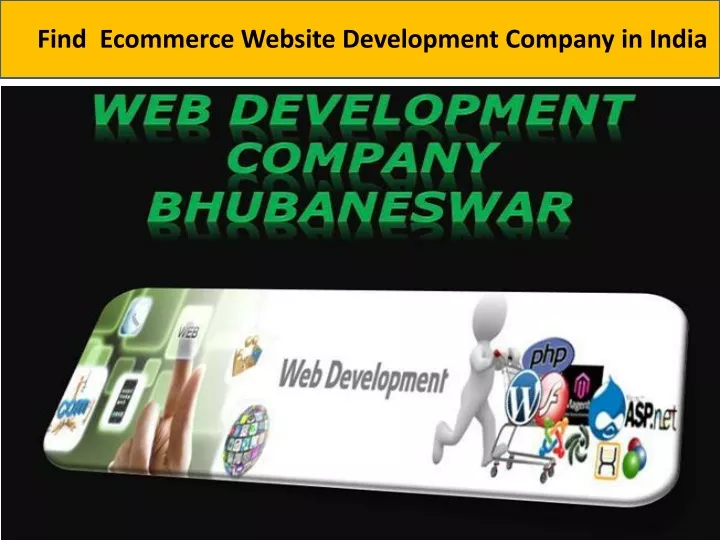 find ecommerce website development company