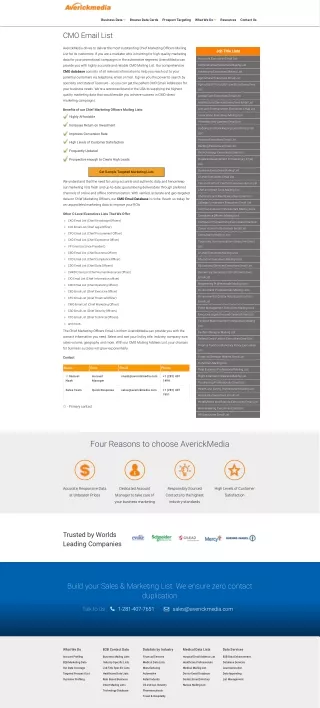 CMO Email List