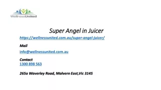 Top Quality Super Angel Juicer at Affordable Price
