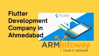 Flutter Development Company in Ahmedabad