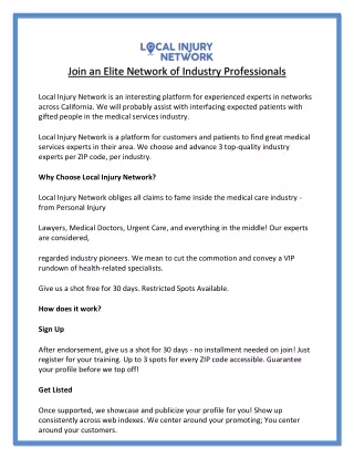Join an Elite Network of Industry Professionals