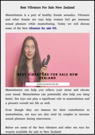 buy vibrators for women online in nz