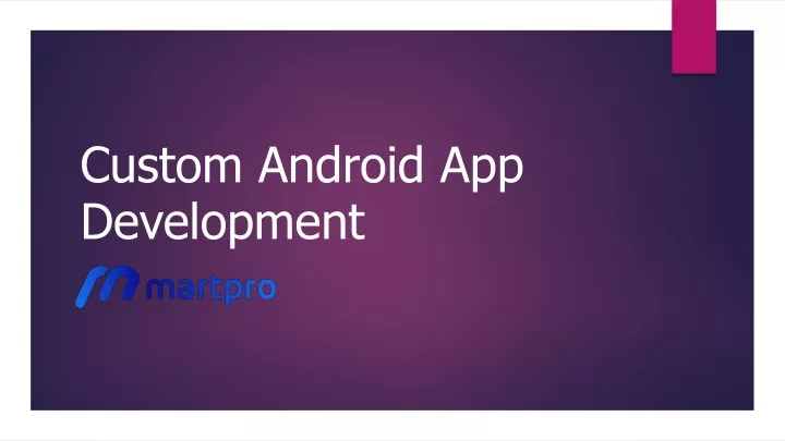 custom android app development