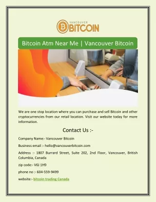 bitcoin atm near me vancouver bitcoin