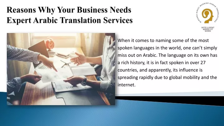reasons why your business needs expert arabic translation services