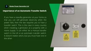 blades power generation ltd