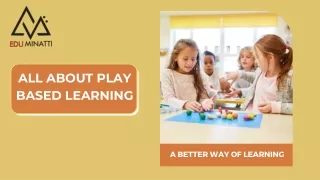 all about play based learning