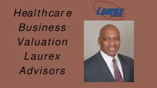 Healthcare Business Valuation Laurex Advisors