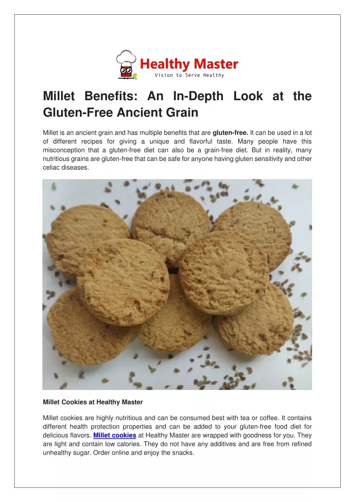 millet benefits an in depth look at the gluten