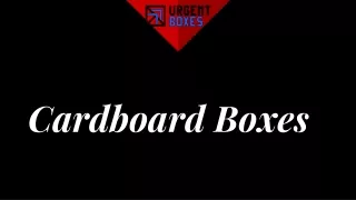 Cardboard Boxes 04-10-21