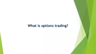 What is Options Trading