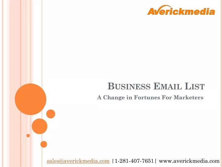 business email list