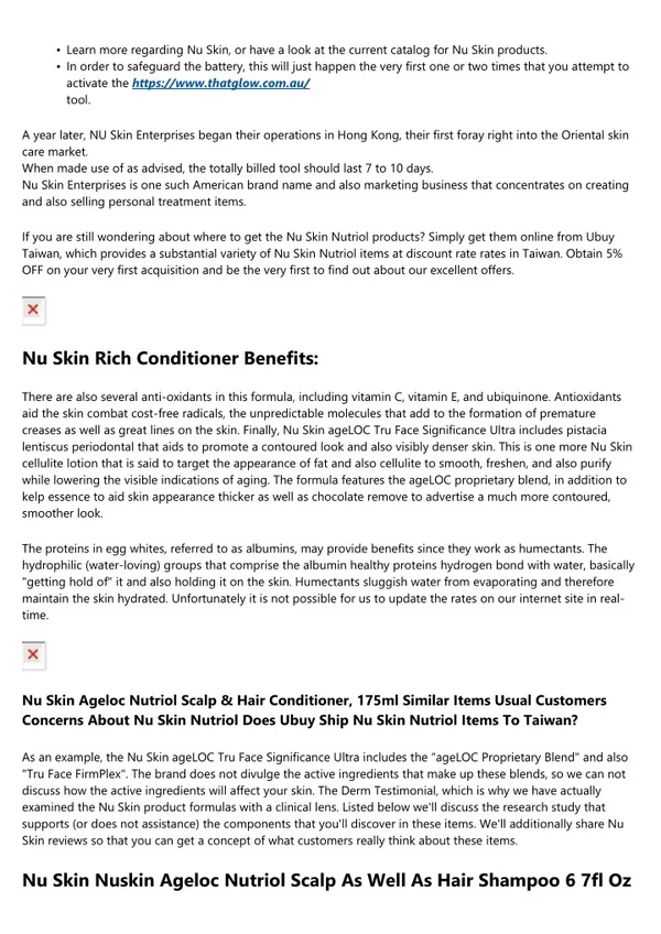 Get Nu Skin Items Online In South Korea At Best Costs