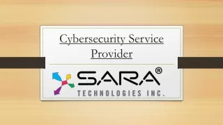 cybersecurity s ervice provider