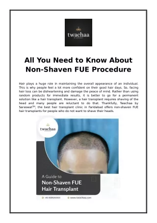 all you need to know about non shaven