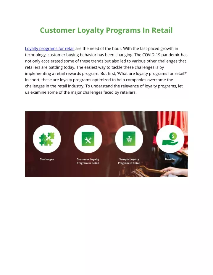 customer loyalty programs in retail loyalty