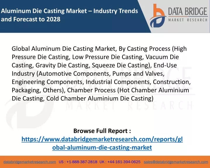 aluminum die casting market industry trends