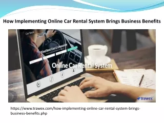 How Implementing Online Car Rental System Brings Business
