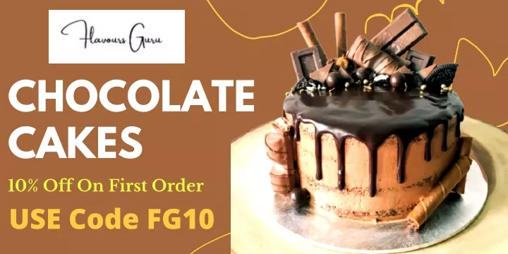 chocolate cakes 10 off on first order use code
