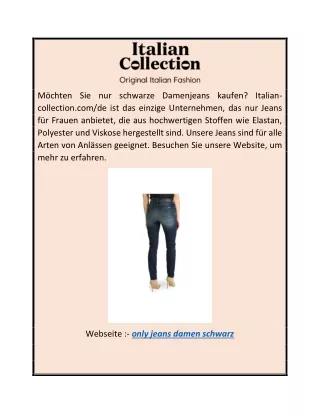 only jeans damen schwarz