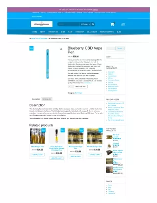 Buy Blueberry CBD Vape Pen Online