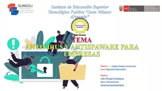 tema antivirus y antispaware para empresas