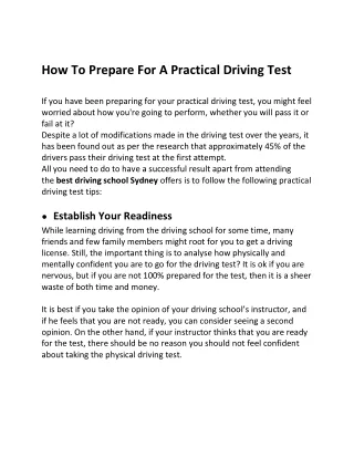  Best Driving School In Sydney 