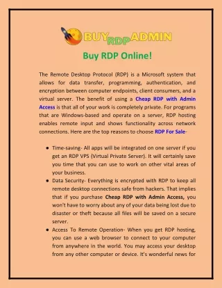 buy rdp online