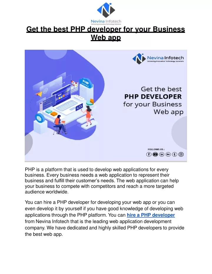 get the best php developer for your business