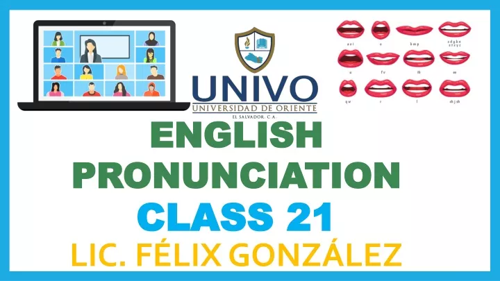 english pronunciation class 21
