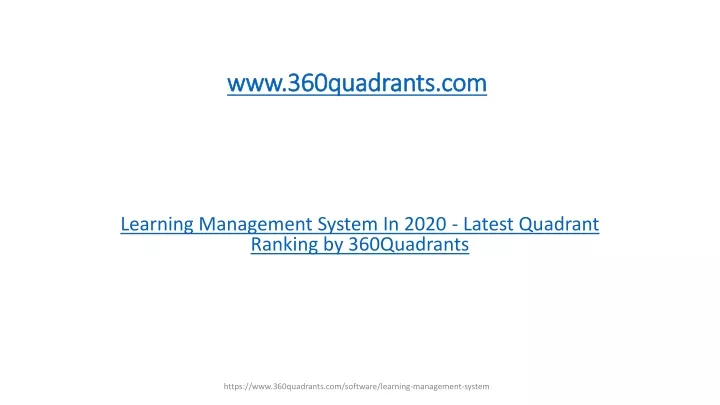 www 360quadrants com www 360quadrants com