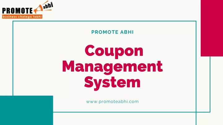 promote abhi coupon management system