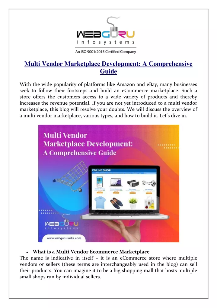 multi vendor marketplace development