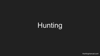 hunting