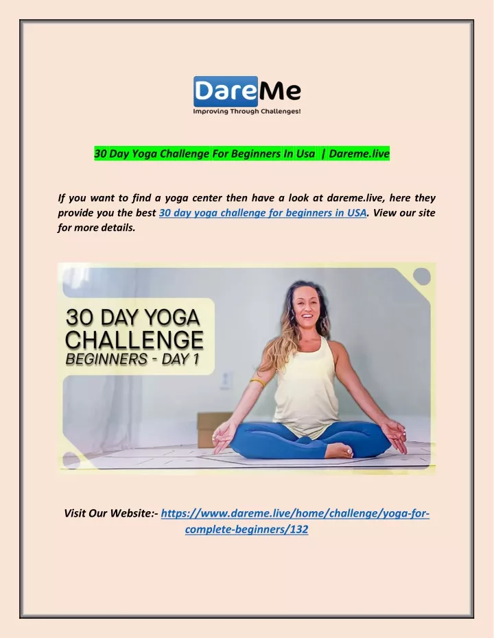 30 day yoga challenge for beginners in usa dareme