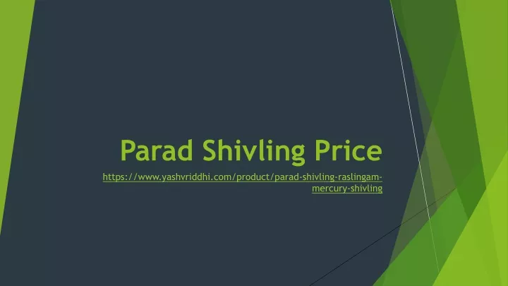 parad shivling price