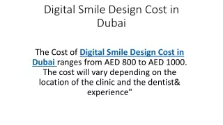 digital smile design cost in dubai