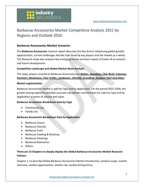 www industrydataanalytics com