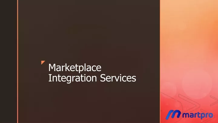 marketplace integration services