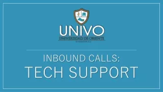 INBOUND CALLS TECH SUPPORT I