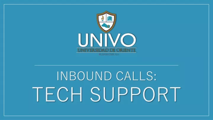 inbound calls tech support