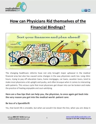 how can physicians rid themselves