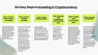 Six Easy Steps to Investing in Cryptocurrency