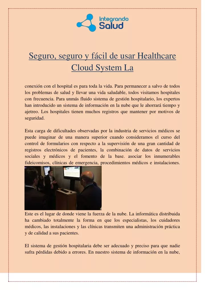 seguro seguro y f cil de usar healthcare cloud