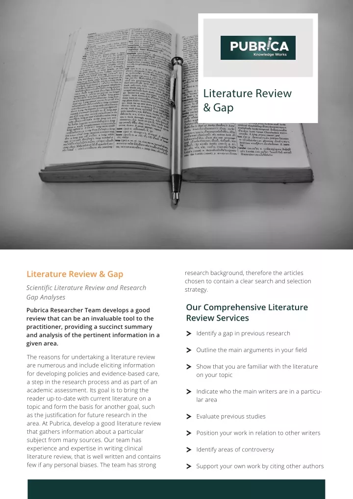 literature review gap