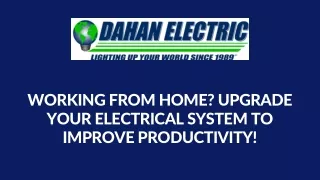 working from home upgrade your electrical system