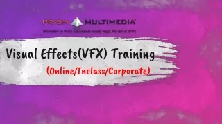 Visual Effects(VFX) Online Training Institutes In Hyderabad - Prism Multimedia