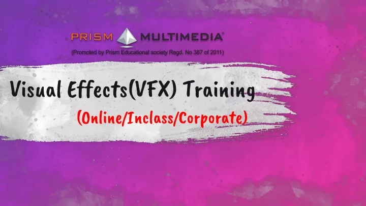 visual effects vfx training o nline inclass corporate