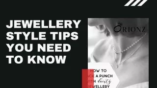 JEWELLERY STYLE TIPS YOU NEED TO KNOW